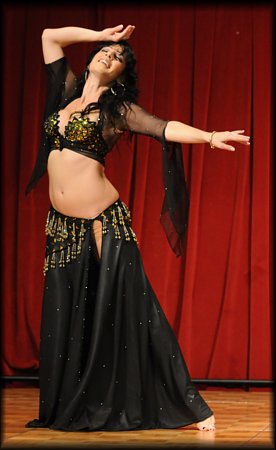 Astryd belly dances