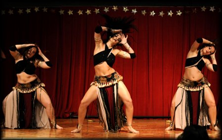 Crystal belly dances